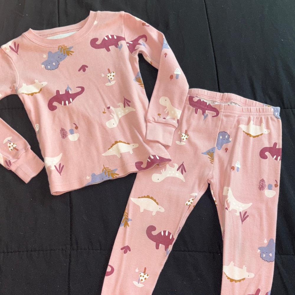 Carter's Pink Dinosaur Pajama Set
